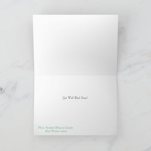 Irisches Bild für Get Well Greeting Card Karte (Innenseite)