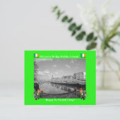 Irisches Bild für Grußkarte Postkarte (Stehend Vorderseite)