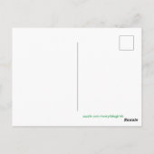 Irisches Bild für Grußkarte Postkarte (Rückseite)