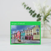 Irisches Bild für Postkarte (Stehend Vorderseite)