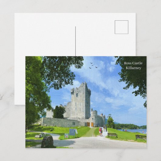 Irisches Bild für Postkarte (Vorne/Hinten)