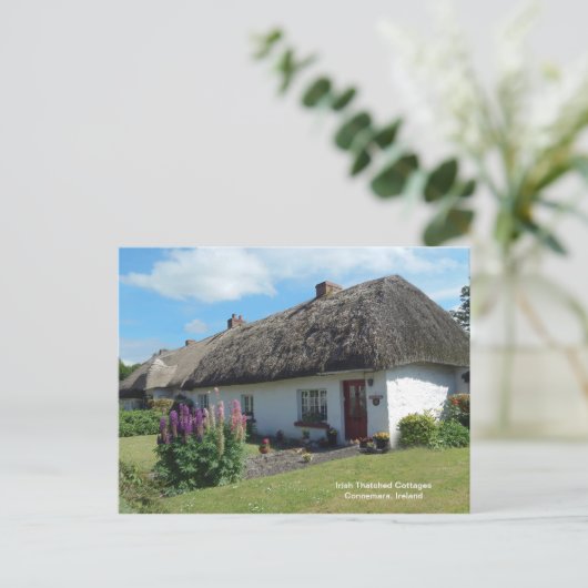 Irisches Bild für Postkarte (Stehend Vorderseite)