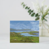 Irisches Bild für Postkarte (Stehend Vorderseite)