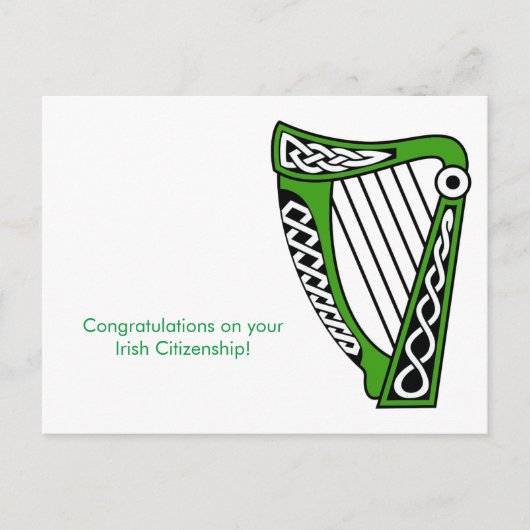 Irisches Bild für Postkarte (Vorderseite)
