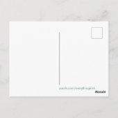 Irisches Bild für Postkarte (Rückseite)