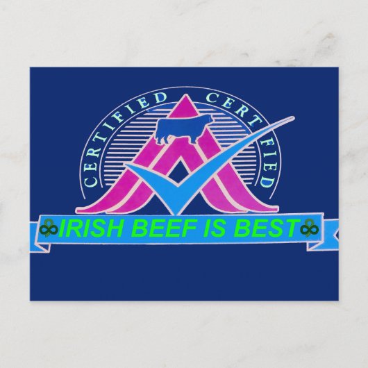 Irisches Bild für Postkarten (Vorderseite)