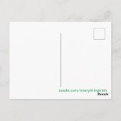 Irisches Bild für Postkarten (Rückseite)