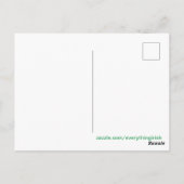 Irisches Bild für Postkarten (Rückseite)