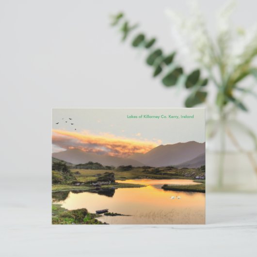 Irisches Bild für Postkarten (Stehend Vorderseite)