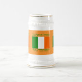 Irisches Blut und Whiskey Bierglas (Mittel)