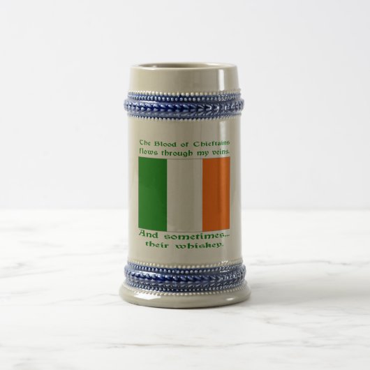 Irisches Blut und Whiskey Bierglas (Mittel)