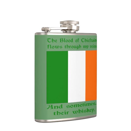 Irisches Blut und Whiskey Flachmann (Rechts)