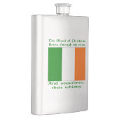 Irisches Blut und Whiskey Flachmann (Rechts)