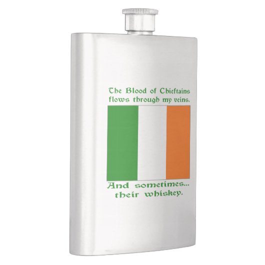 Irisches Blut und Whiskey Flachmann (Rechts)