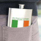 Irisches Blut und Whiskey Flachmann (Beispiel)