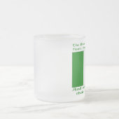 Irisches Blut und Whiskey Mattglastasse (Mittel)