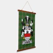 Irisches Cornyn oder O_Cornyn Wappen Familienwappe Wandteppich Mit Holzrahmen (Gewinkelt)