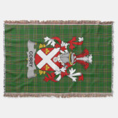 Irisches Corry oder O_Corry Wappen Familienwappen Decke (Vorderseite)