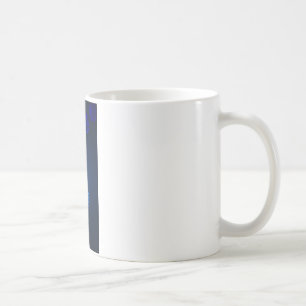 Irisches Design Blaue Kristalle Kaffeetasse