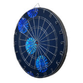 Irisches Design blaues Kristall Dartscheibe (Vorderseite rechts)