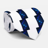 Irisches Design Blaues Kristall Krawatte (Gerollt)