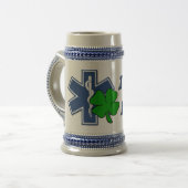 Irisches EMT Bierglas (Vorderseite Links)