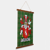 Irisches Fallon oder O_Fallon Wappen Familienwappe Wandteppich Mit Holzrahmen (Gewinkelt)