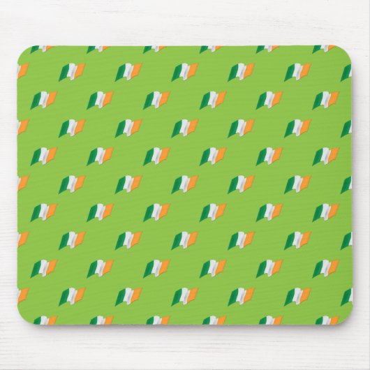 Irisches Flaggen-Muster Mousepad (Vorne)