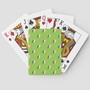 Irisches Flaggen-Muster Spielkarten