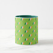 Irisches Flaggen-Muster Tasse (Zentrum)