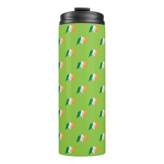Irisches Flaggen-Muster Thermosbecher (Vorderseite)
