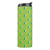 Irisches Flaggen-Muster Thermosbecher (Nach links gedreht)