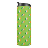 Irisches Flaggen-Muster Thermosbecher (Nach rechts gedreht)