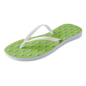 irisches Flaggenmuster Badesandalen (Schrägansicht)