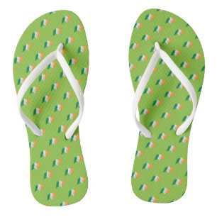 irisches Flaggenmuster Badesandalen