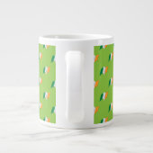 irisches Flaggenmuster Jumbo-Tasse (Rückseite)