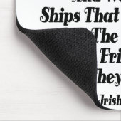 Irisches Freundschaftssprichwort keltischer Shamro Mousepad (Ecke)