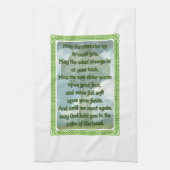 irisches Gebet Geschirrtuch (Vertikal)
