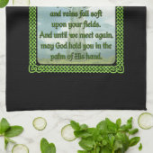 irisches Gebet Geschirrtuch (Gefaltet)