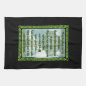irisches Gebet Geschirrtuch (Horizontal)