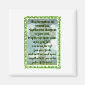 irisches Gebet Magnet (Vorne)