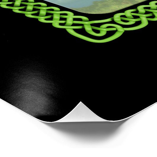 irisches Gebet Poster (Ecke)