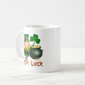 IRISCHES GLÜCK, KAFFEE-TASSE ST. PATRICKS KAFFEETASSE (Vorderseite Links)