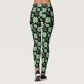 Irisches Glück-Kleeblatt Leggings (Rückseite)