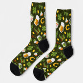 Irisches Glück Socken (Linkes Detail)