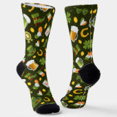 Irisches Glück  Socken (Gewinkelt)