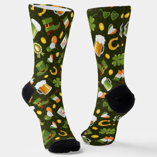 Irisches Glück Socken (Gewinkelt)