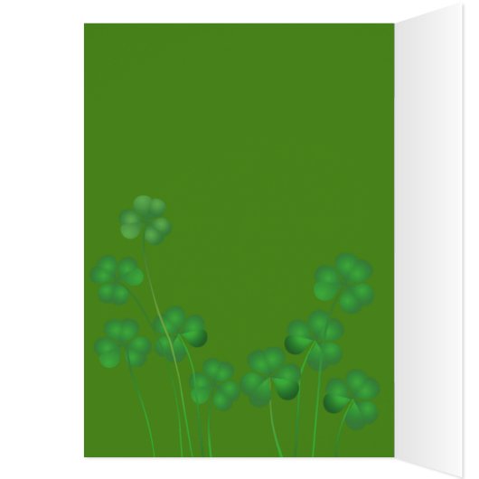 Irisches grünes Bier in Kleeblättern (Innen (Links))