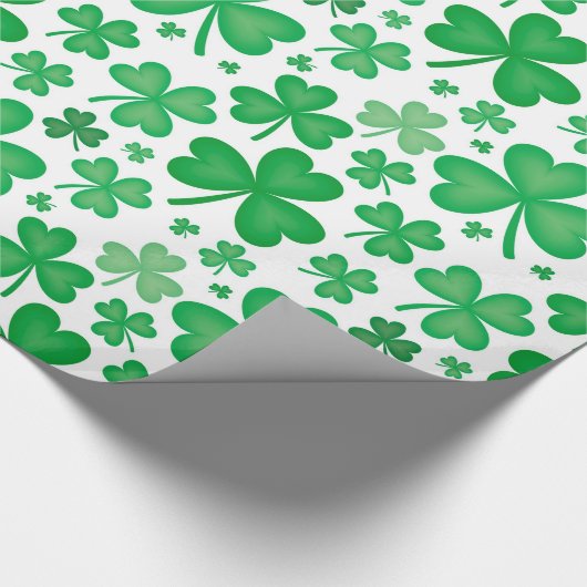 Irisches grünes geschenkpapier (Ecke)