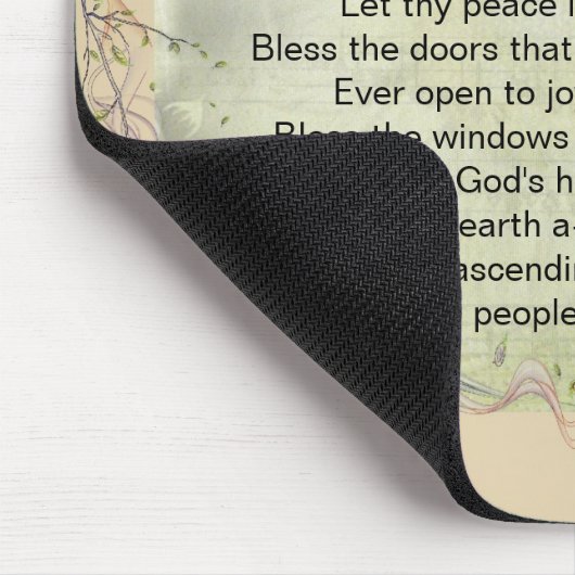 Irisches Haus-Segen mousepad (Ecke)